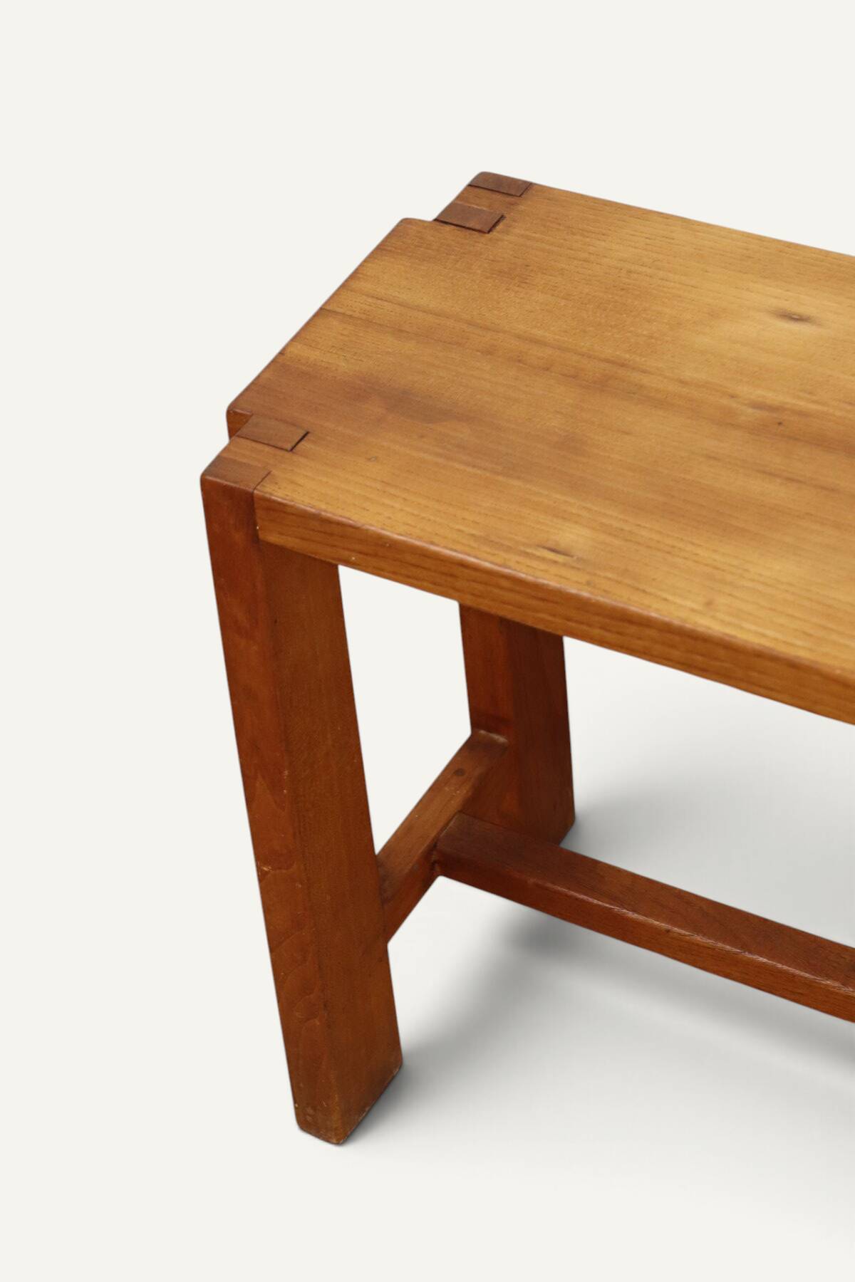 S09 bench in solid oak by Pierre Chapo – 1970s