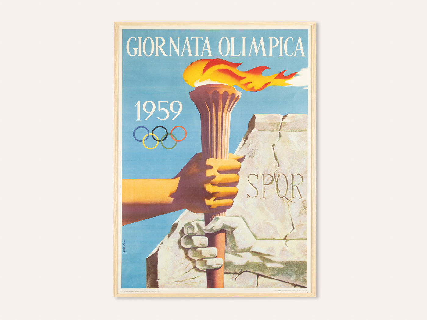 „gironata olimpica“ 100 cm x 140 cm