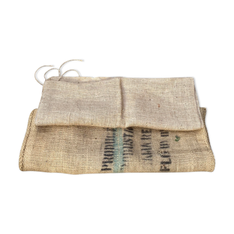 Paire de sacs de jute