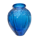 Vase art déco bleu
