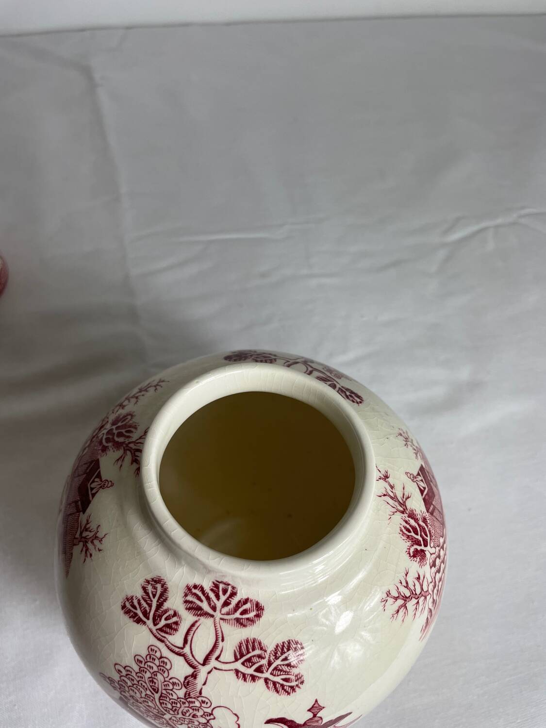 Pot à Gingembre Traditionnel en Grès de Mason’s Patent Ironstone pour Twinings Ltd, Angleterre
