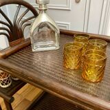 Rattan bar/serving table
