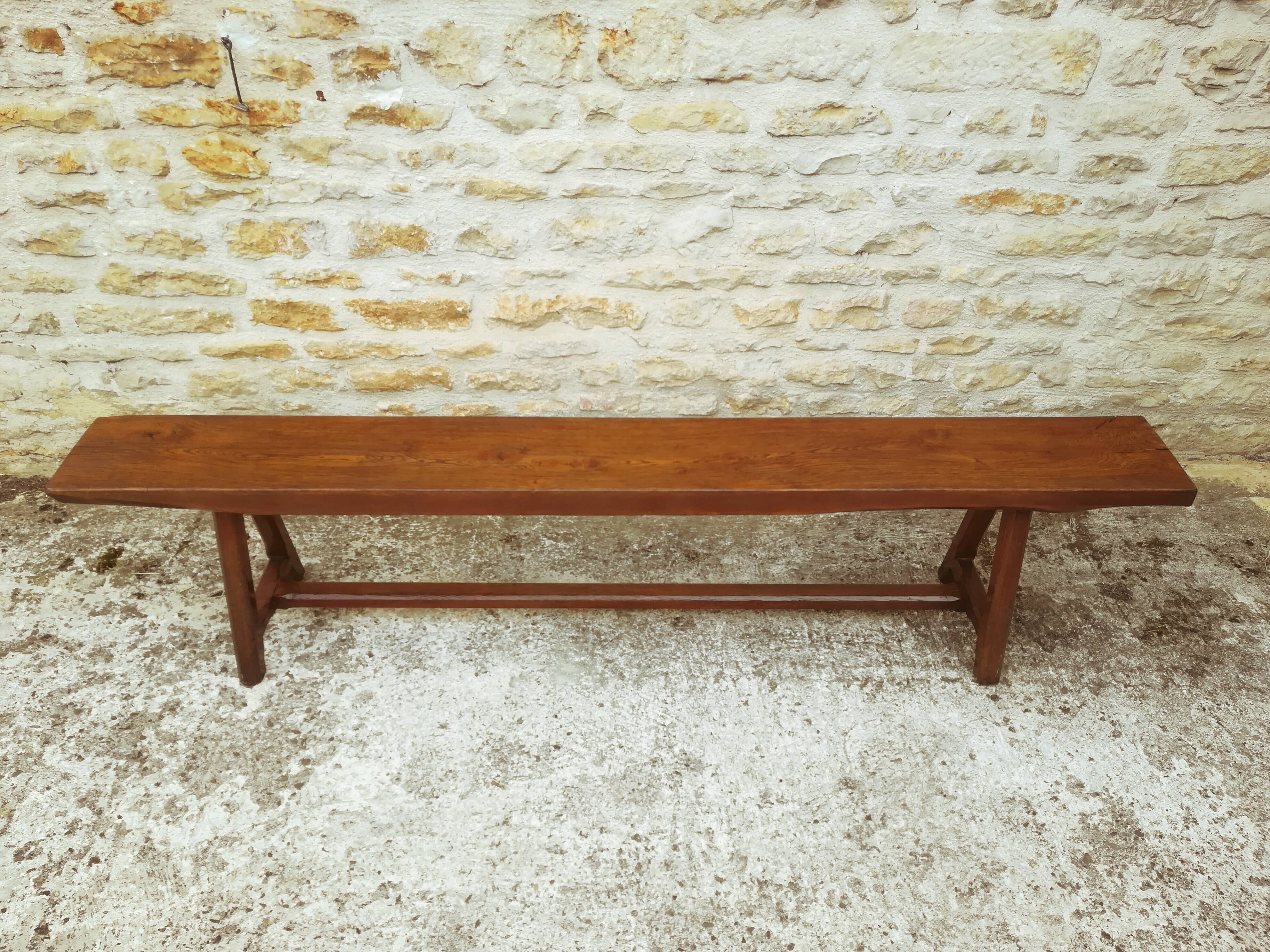 Massive chene bench