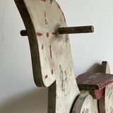 Old toy, wooden horse