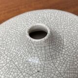 Postmodern minimalist ceramic vase in an organic shape by Asa Selection, 1980s.