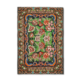 Handmade Vintage Moldovan Black Kilim 197 cm x 274 cm - 23367