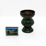 Candlestick made of glazed stoneware, Sweden, second half of the 20th century.