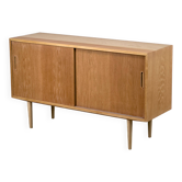 Buffet danois en chêne par Carlo Jensen pour Hundevad & Co., années 1960