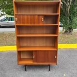 Showcase library vintage modernist 1960