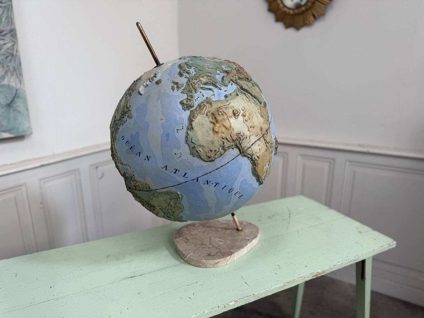 World globe 1950