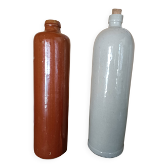 Old stoneware bottles