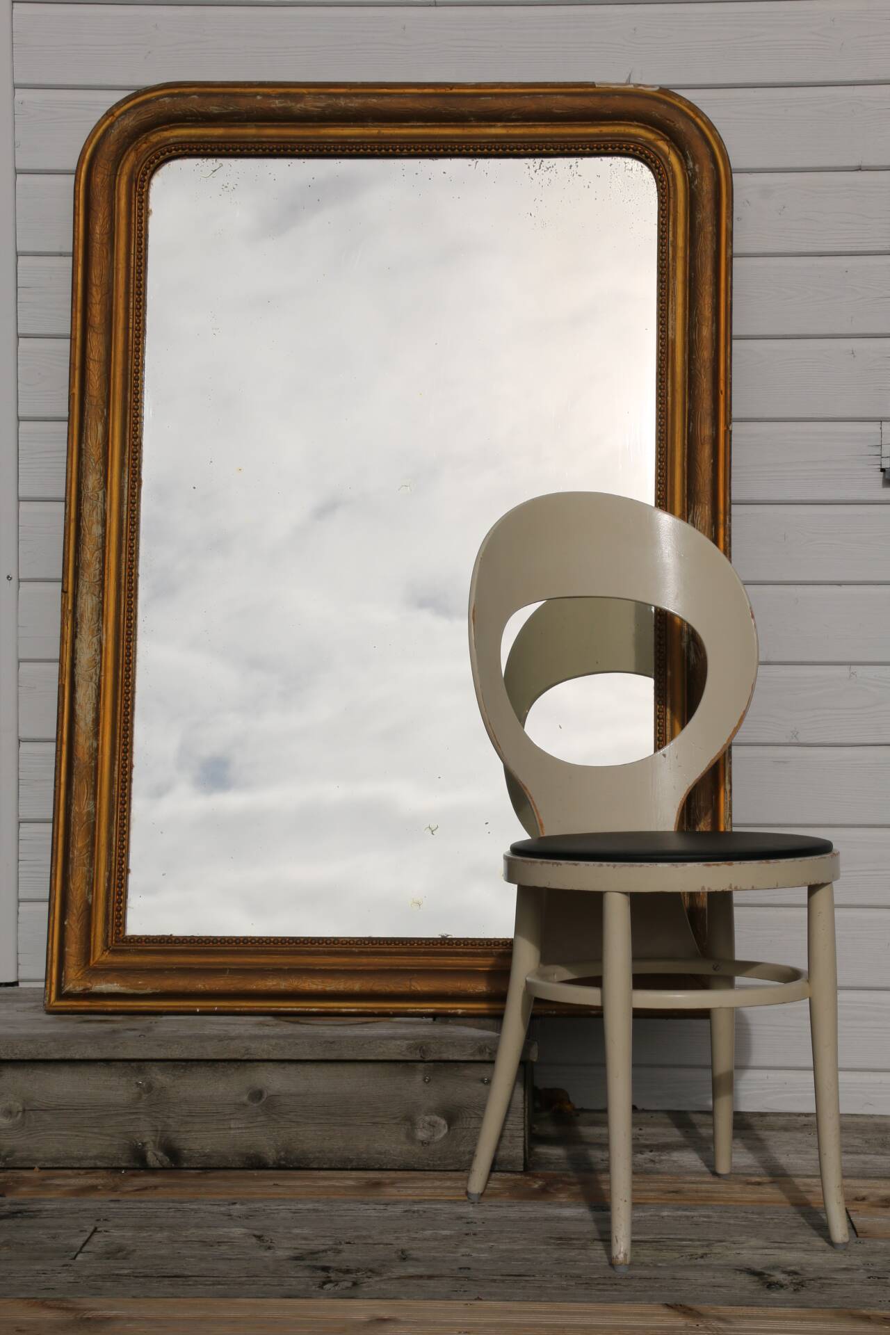 XXL gold mirror 1345mm