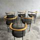 Lot de 6 chaises de salle à manger postmodernes