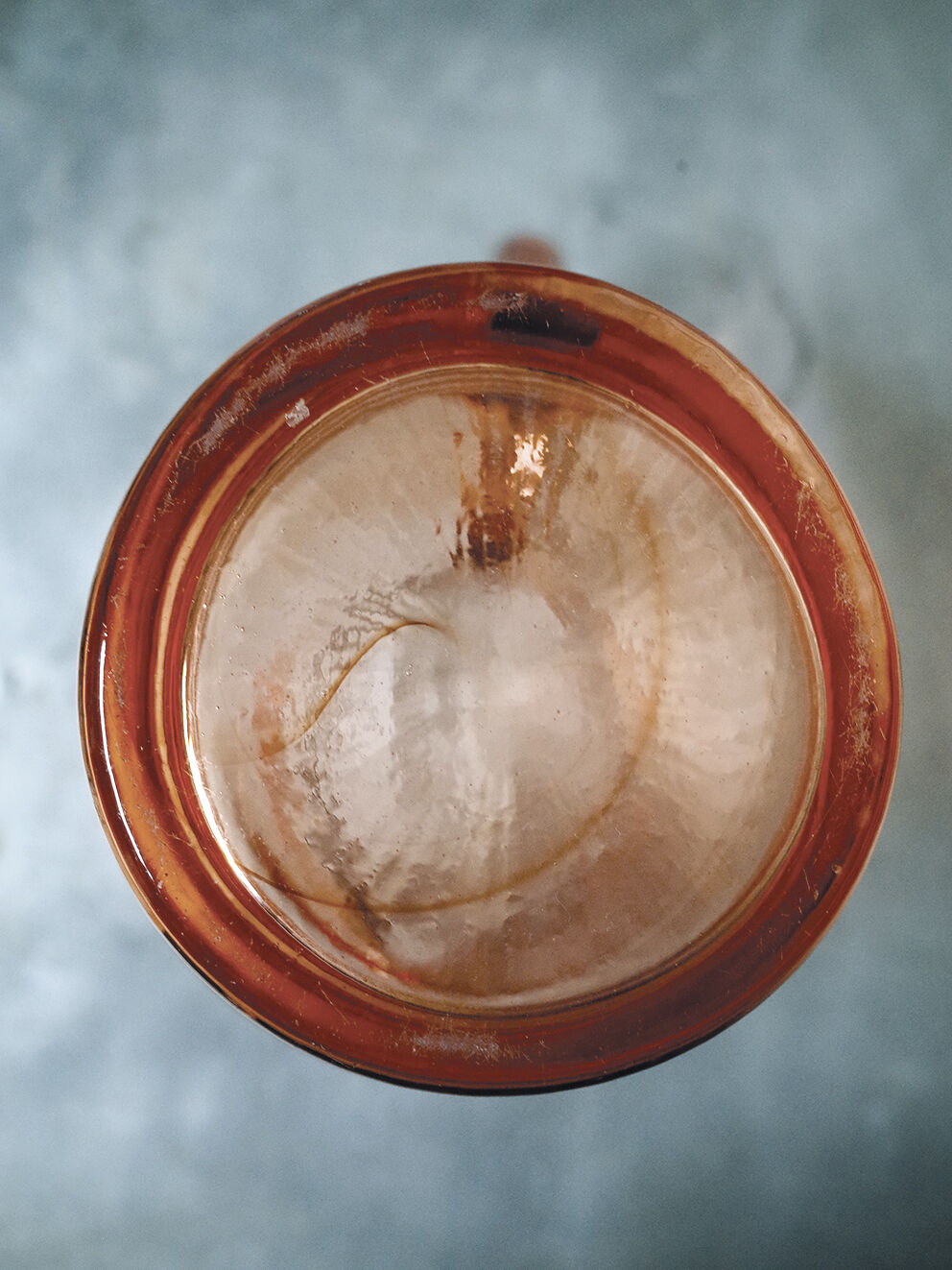 Pink glass pitcher rosaline type