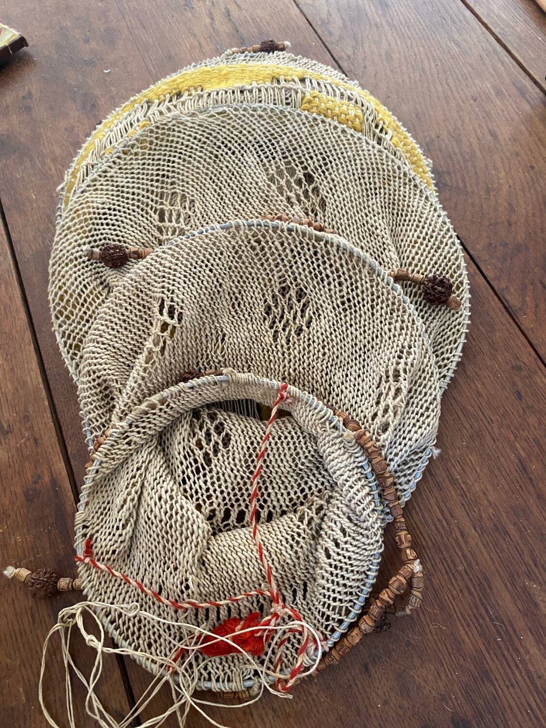 Macrame suspension from the 70s