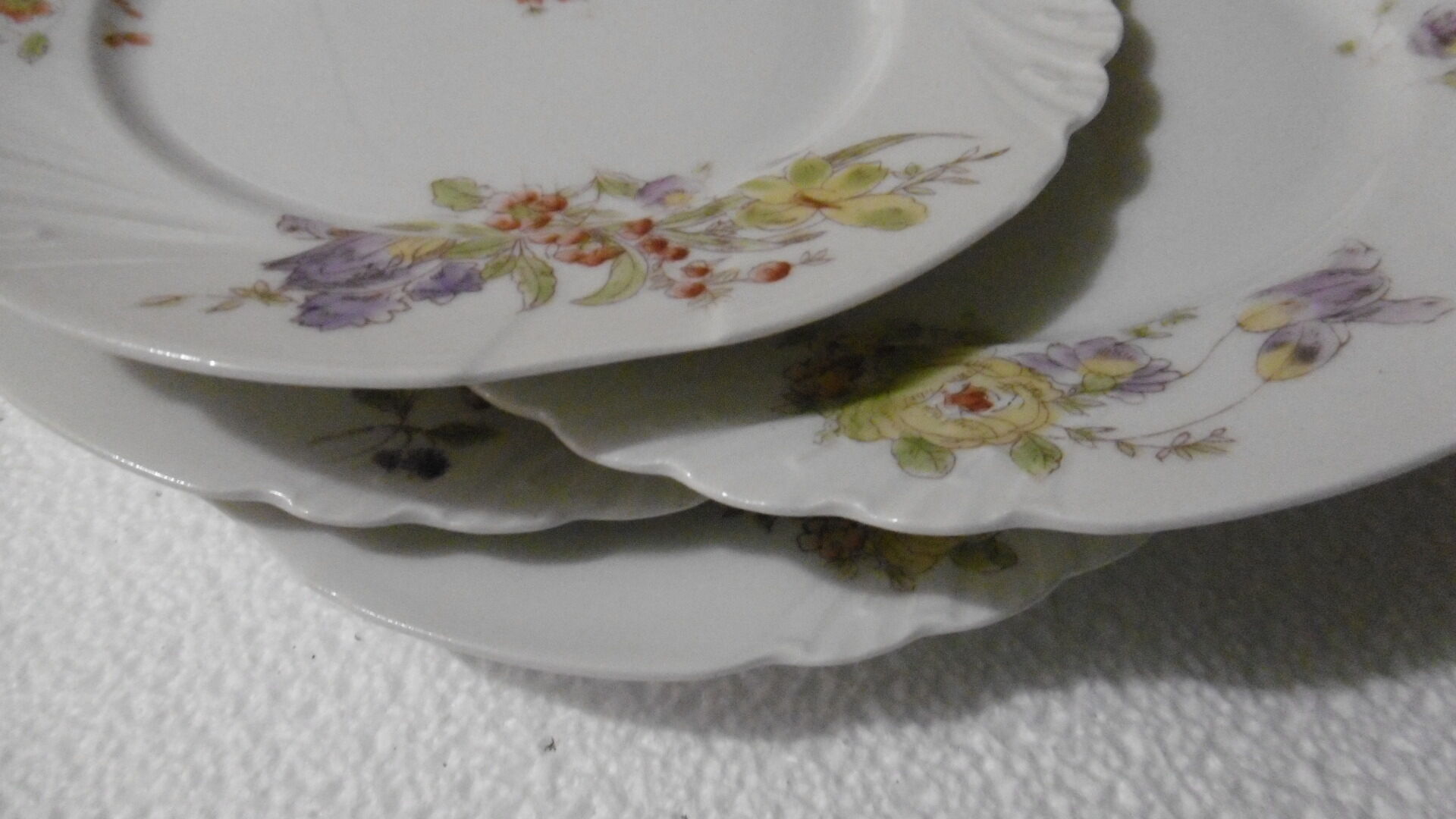 Antique porcelain plates