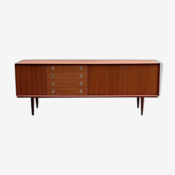 Enfilade en teck design scandinave années 1950