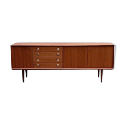 Enfilade en teck design scandinave années 1950