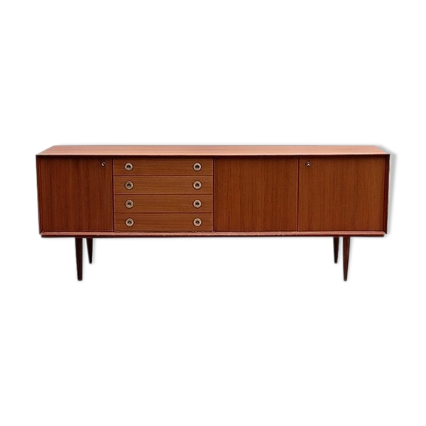 Enfilade en teck design scandinave années 1950