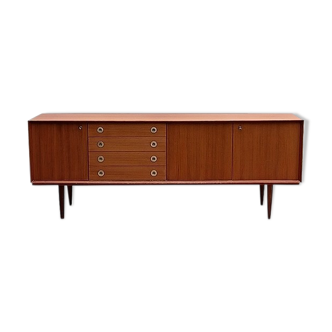 Enfilade en teck design scandinave années 1950