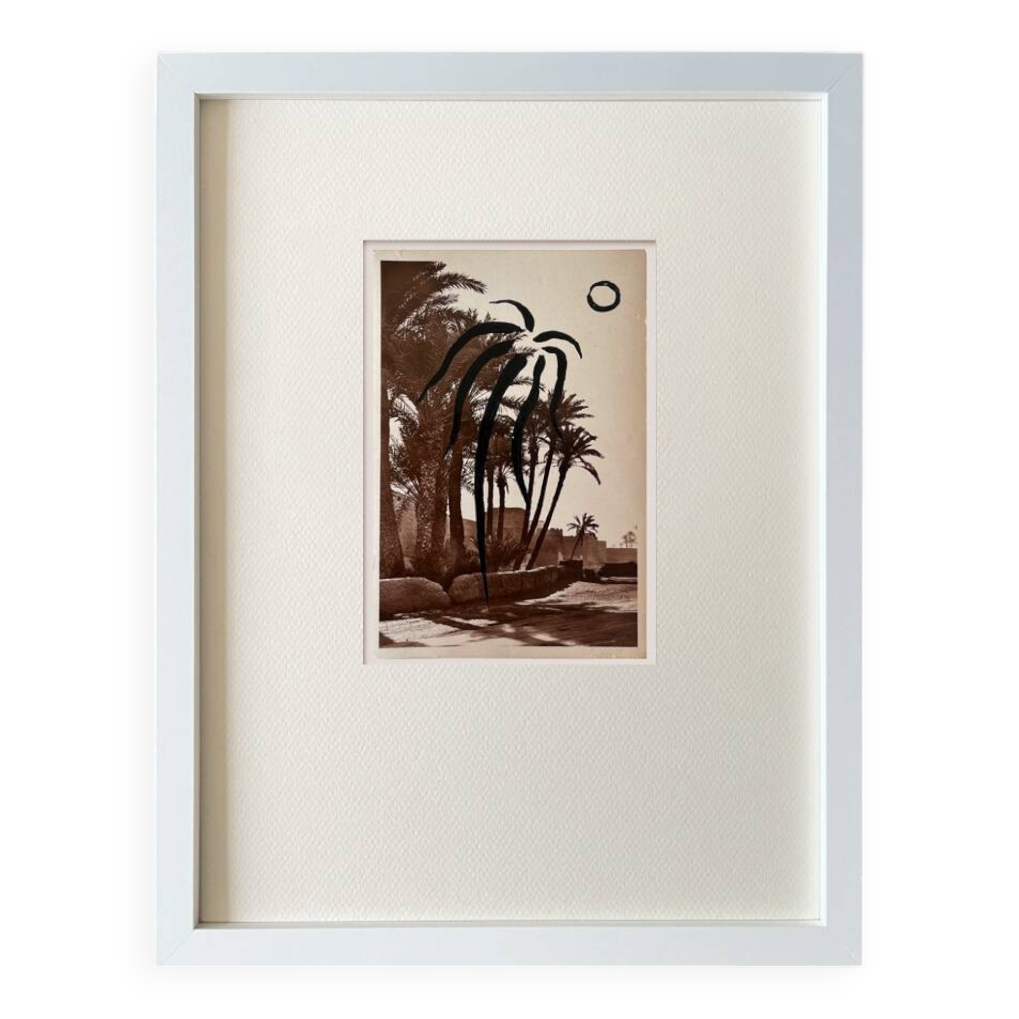 Morocco - Collage on postcard