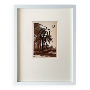 maroc - Collage sur carte