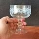7 champagne coupes, vintage glass coupes
