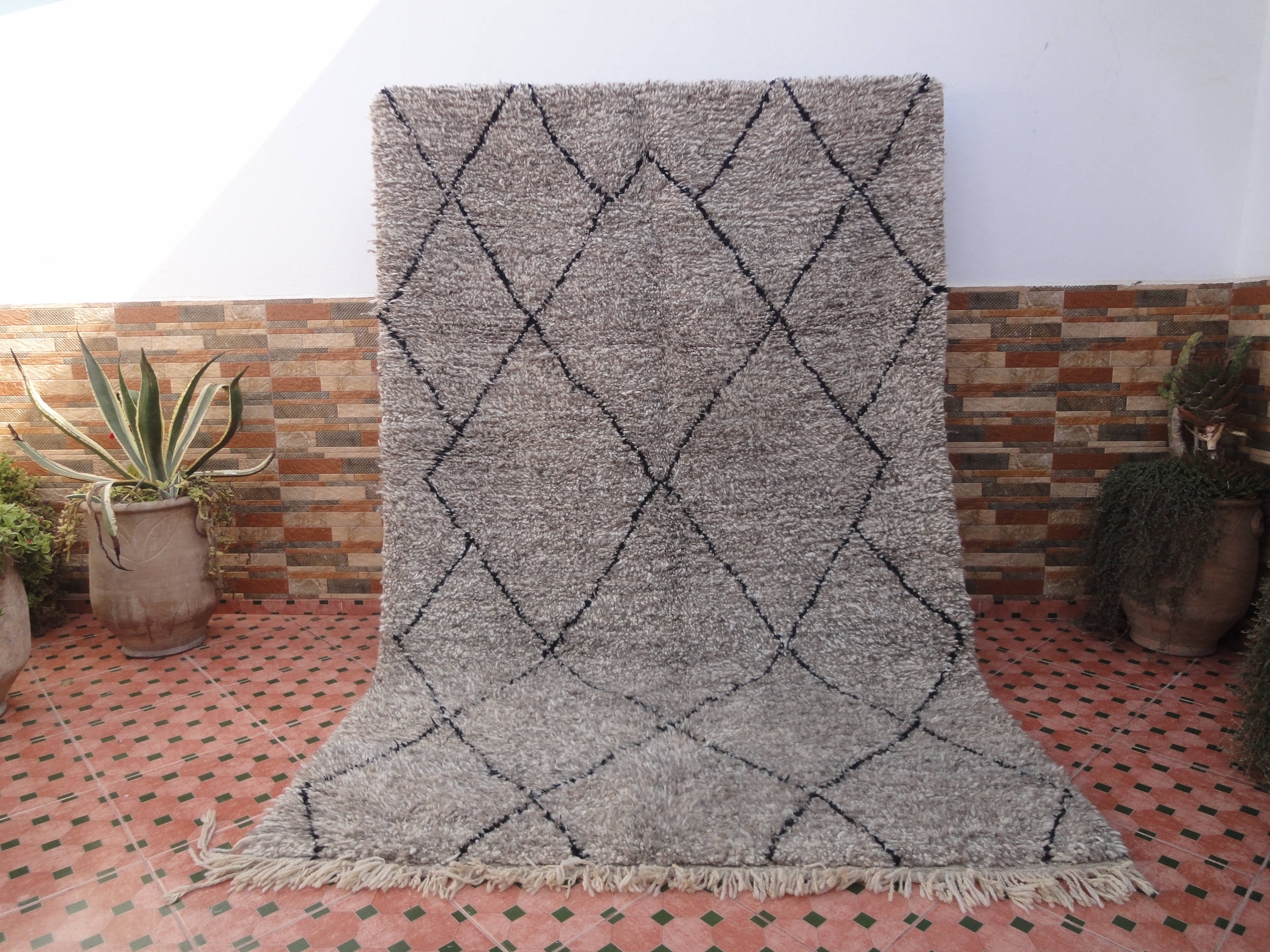 Carpet beni ourain 251 x 162 cm