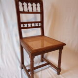 Set of 4 chairs canned 19th style Henry II