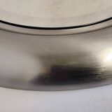 Reggiani round mirror in vintage chrome metal