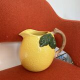 Ceramic jug with a lemon design.