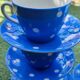 Set of 6 TG Green English Tea Cups
