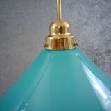 Turquoise shoemaker lamp