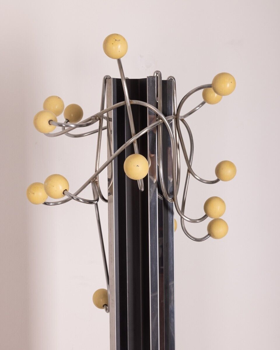 Porte-manteau vintage moderne, design italien des années 1970