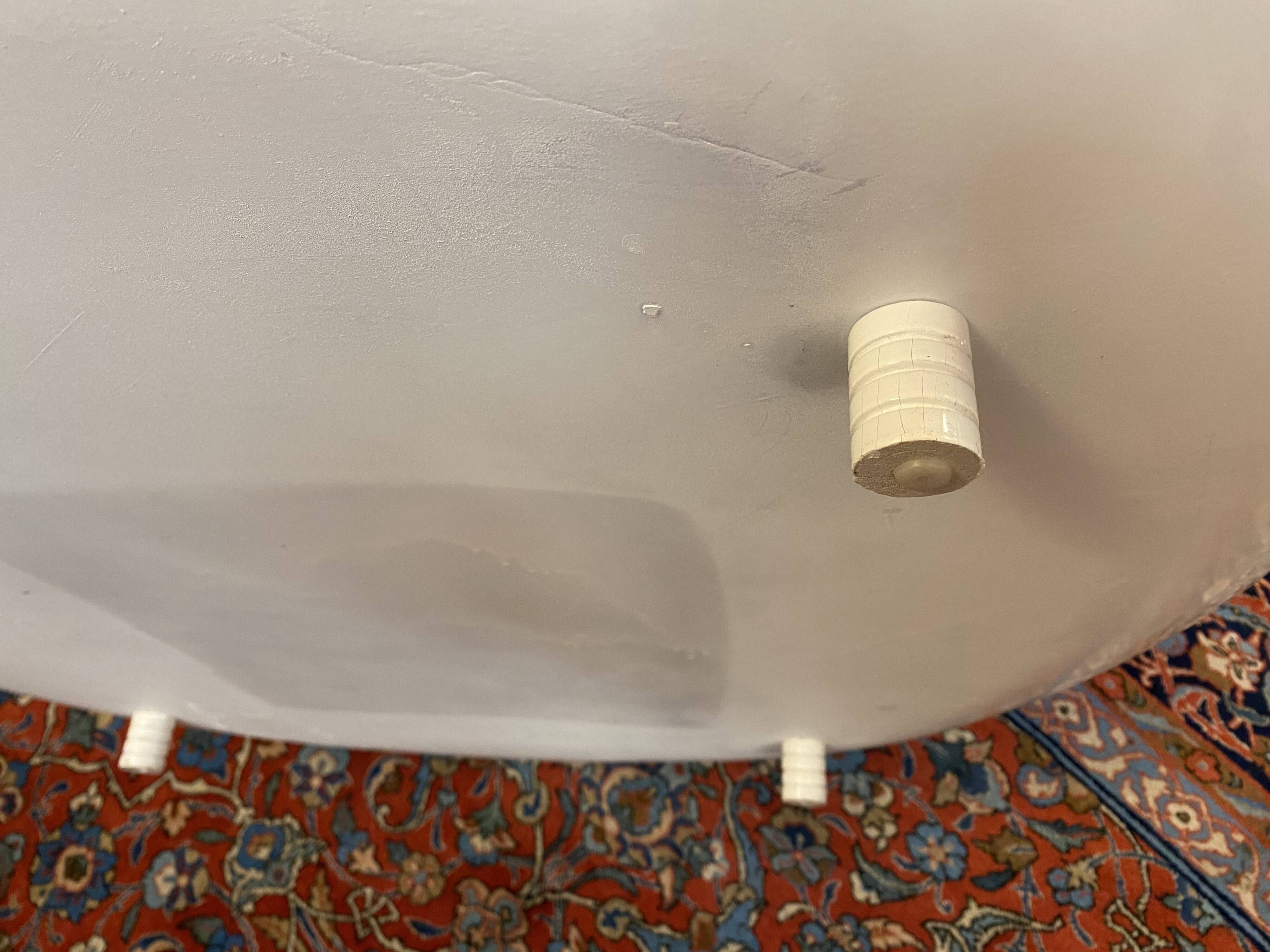 80s fiberglass coffee table