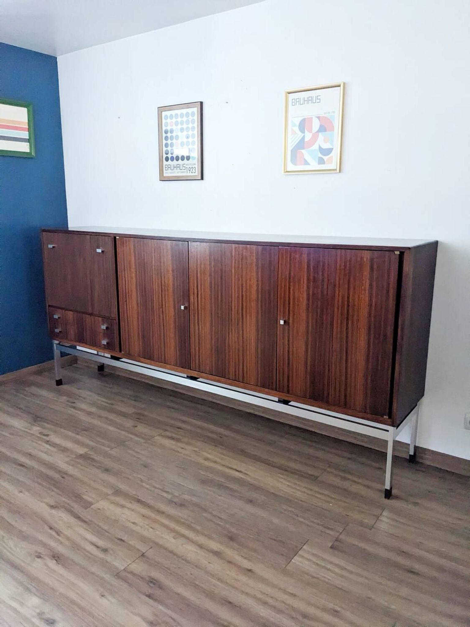 Modernist grand buffet attributed to Guariche.