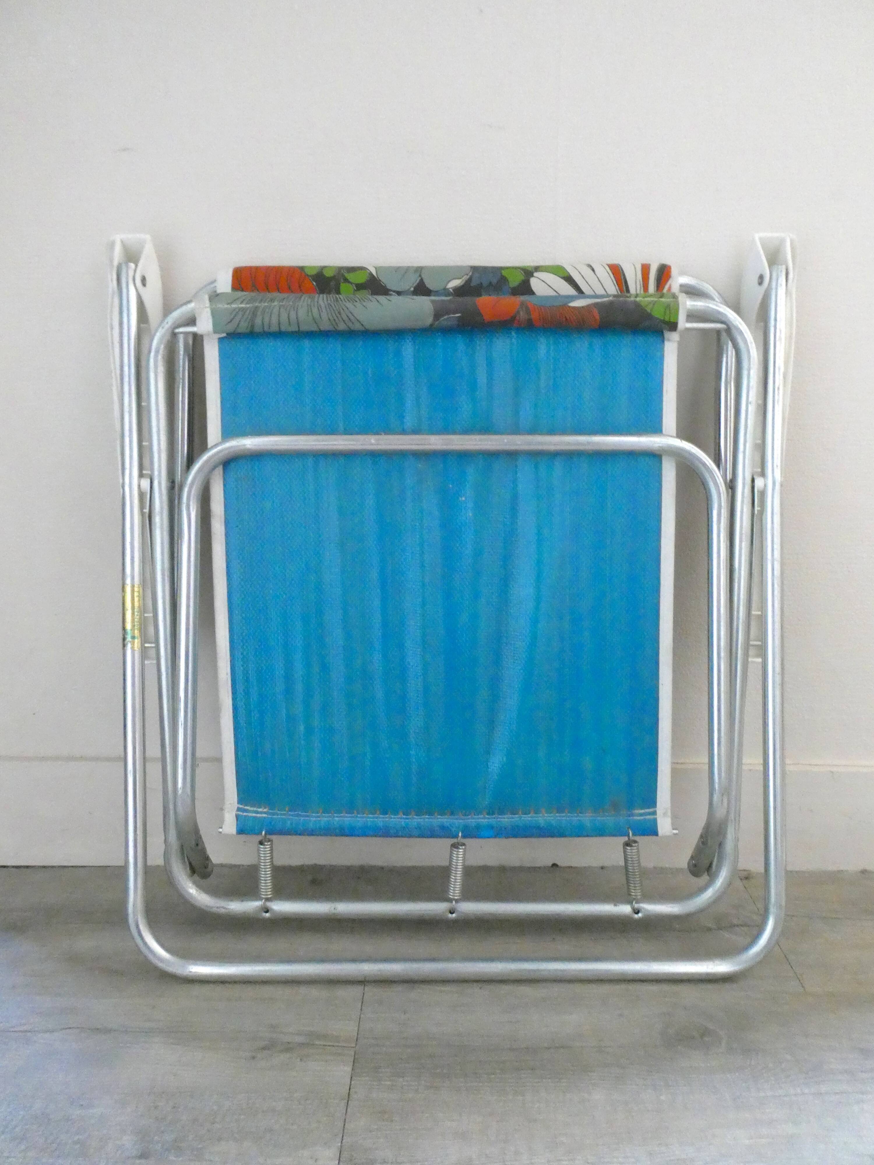 70s camping folding chair, Brand Tabervall