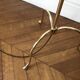 Lampadaire tripode monte baisse des années 60 en laiton massif