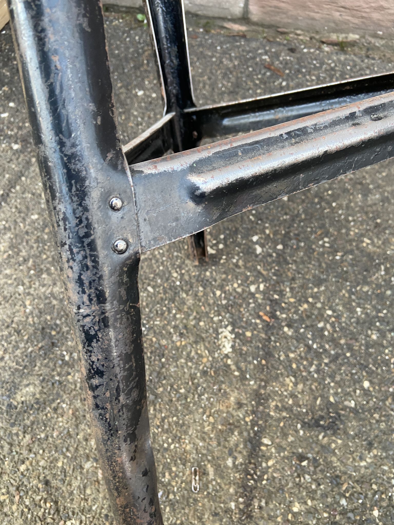 Tabouret industriel vintage
