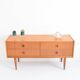 Small Scandinavian sideboard with 4 drawers, vintage 1960.