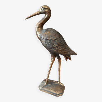 Statuette Laiton heron