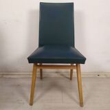 Chaises vintage bleu vert