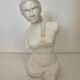 Sculpture plaster statue in the academic style representing the Venus de Milo Signed Dom
