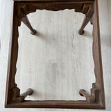 Tabouret en bois Chippendale XIXe