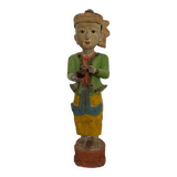Traditional painted wooden figurine