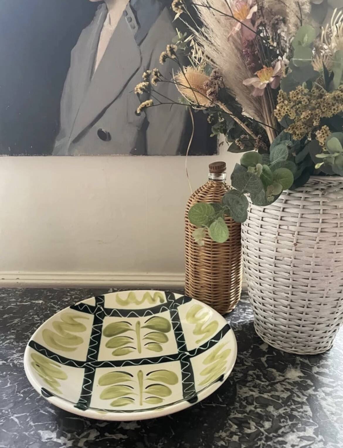 Vintage hollow plate MBFA in Pornic