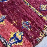 Boujad Purple Moroccan Rug - 341 x 145 cm