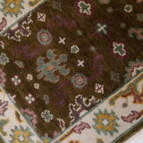 Indian Mahal handmade rug 64x97cm 1980