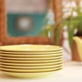 Yellow Longchamp plates 1950