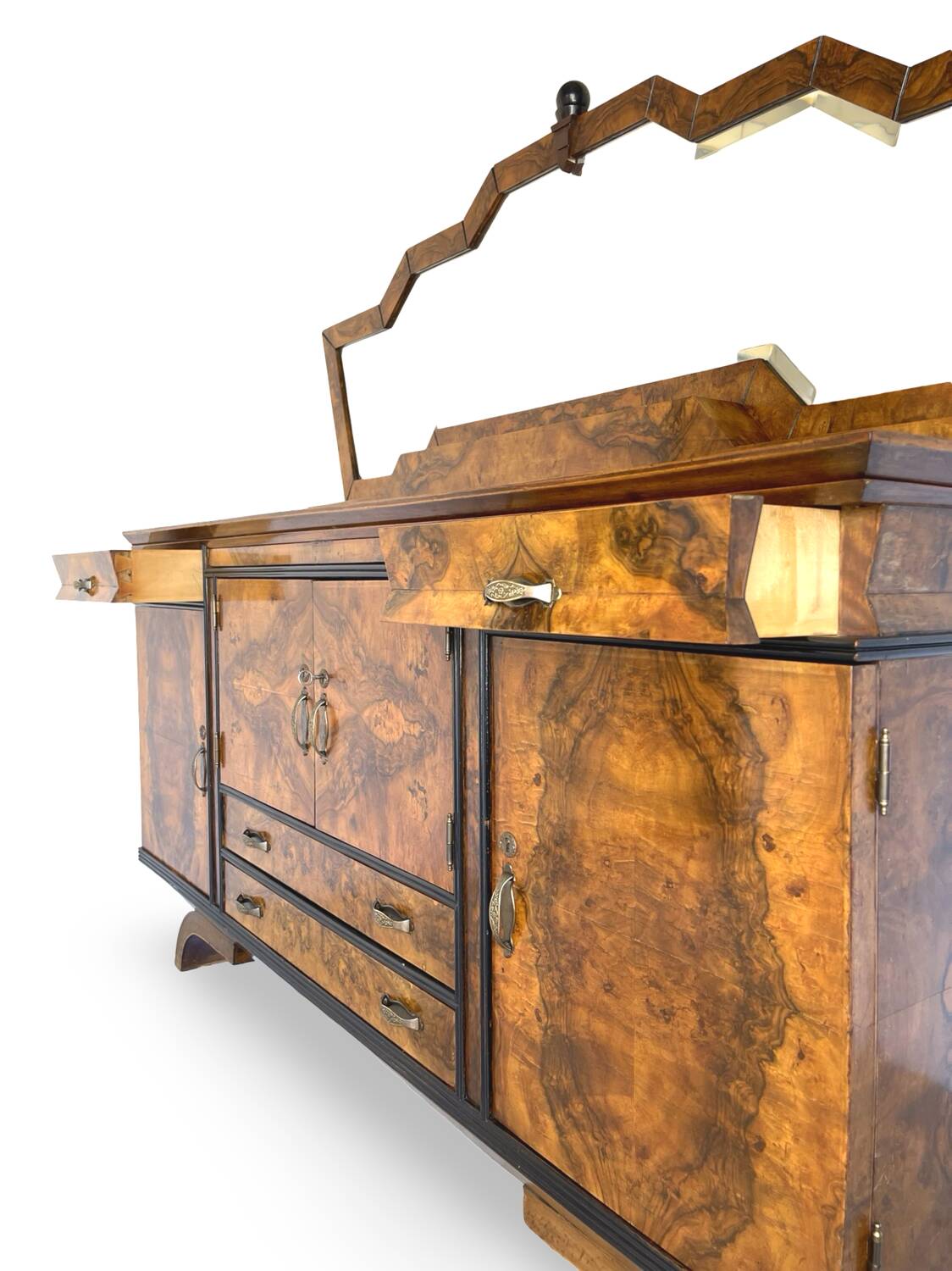 Crédence/buffet Art déco italien, années 1920.